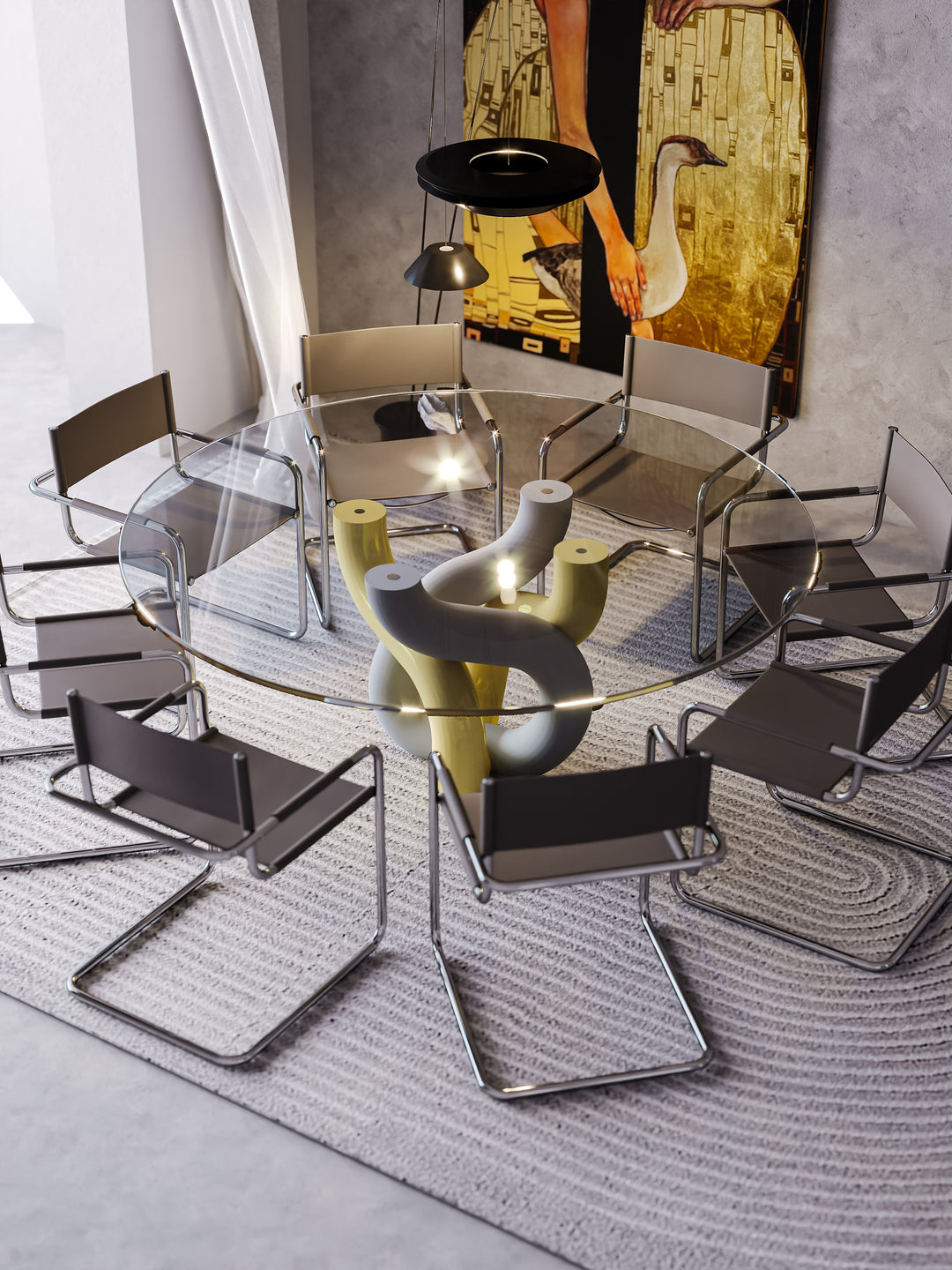 HEXAPUS  DINING TABLE