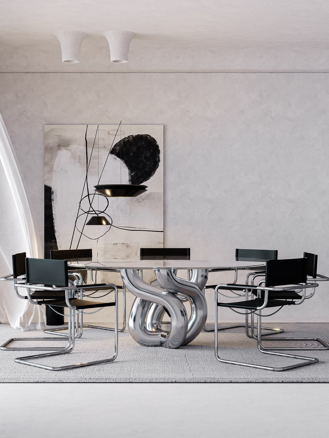 HEXAPUS  DINING TABLE