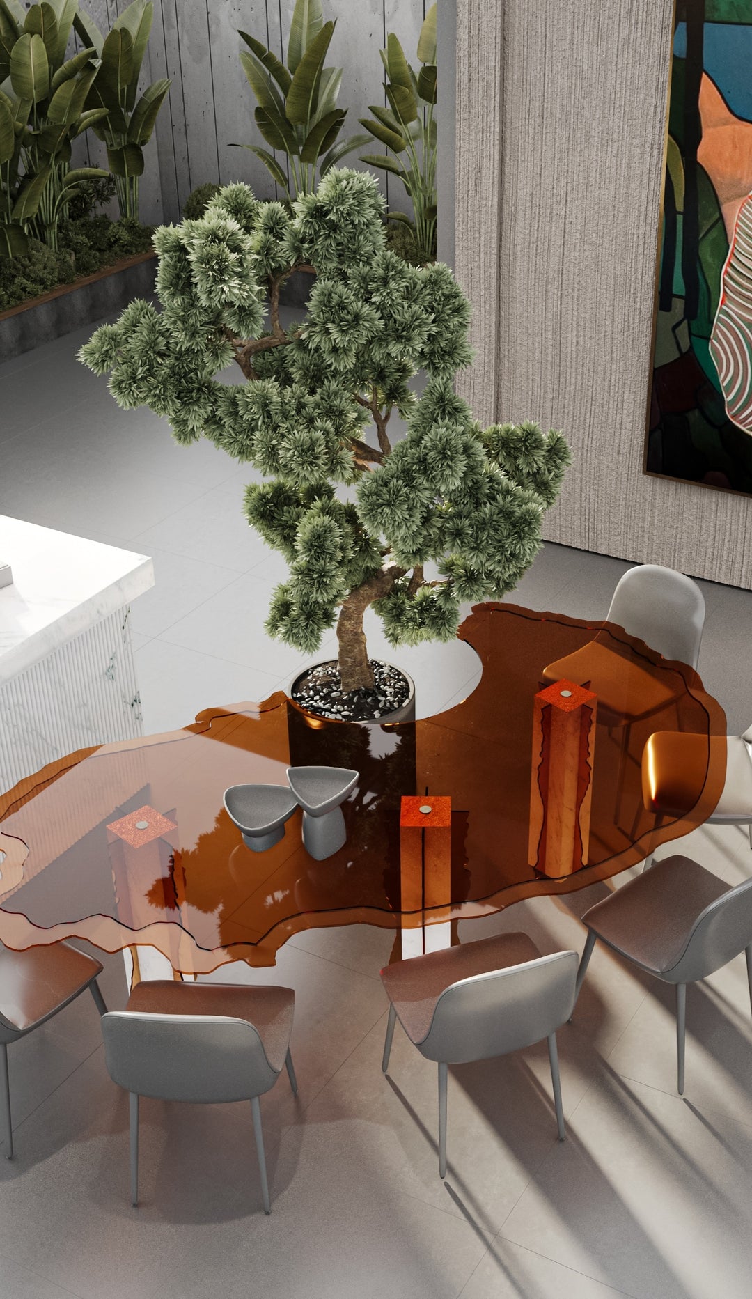 INFRANTUMI DINING TABLE