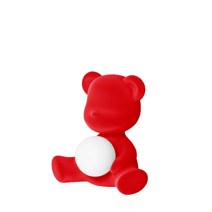 LÁMPARA TEDDY GIRL ACABADO TERCIOPELO RECARGABLE LED