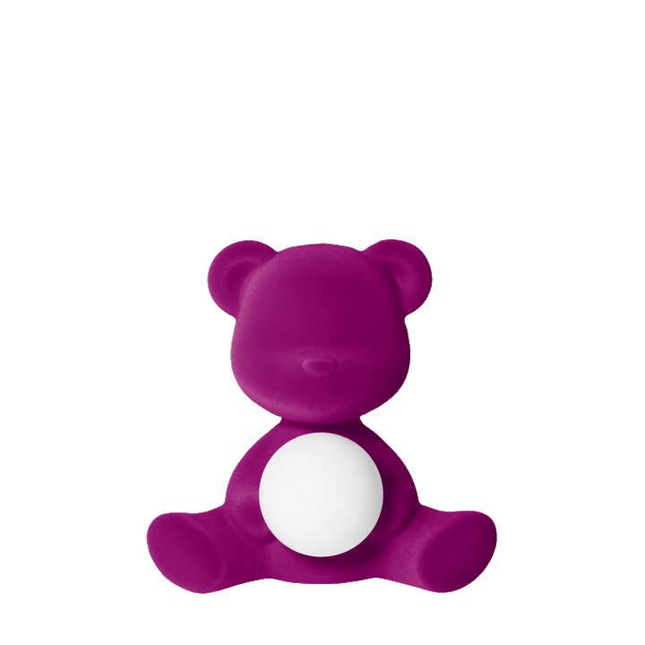 LÁMPARA TEDDY GIRL ACABADO TERCIOPELO RECARGABLE LED