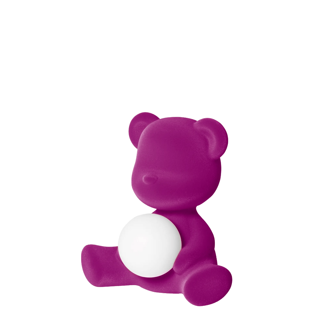 LÁMPARA TEDDY GIRL ACABADO TERCIOPELO RECARGABLE LED