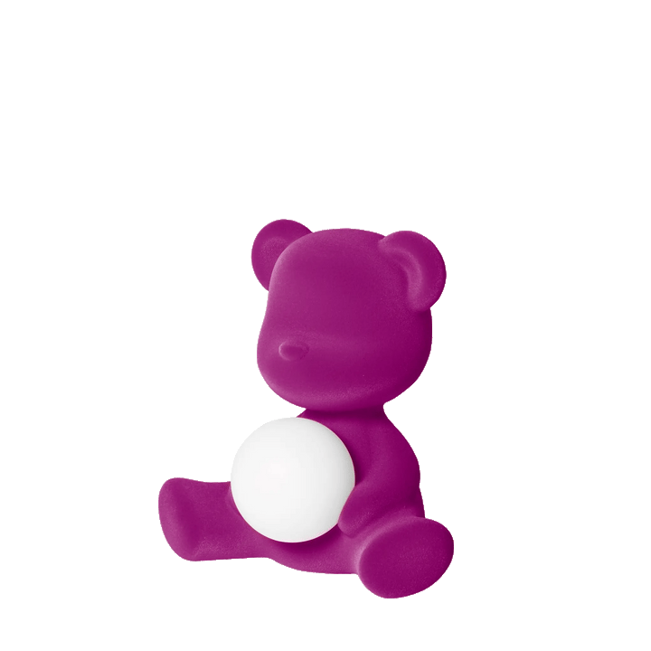 LÁMPARA TEDDY GIRL ACABADO TERCIOPELO RECARGABLE LED