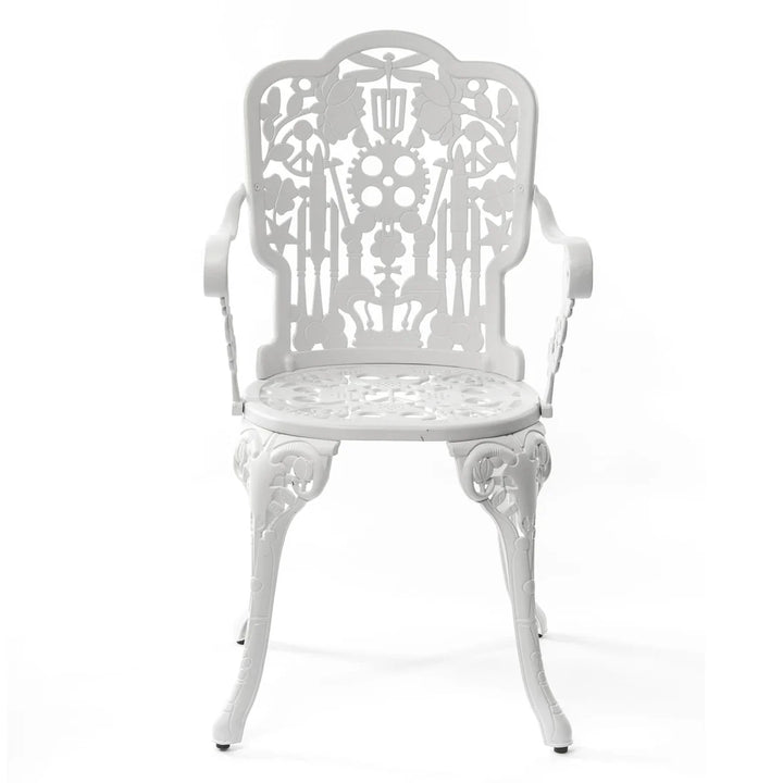 Industry Collection ALUMINIUM ARMCHAIR - WHITE