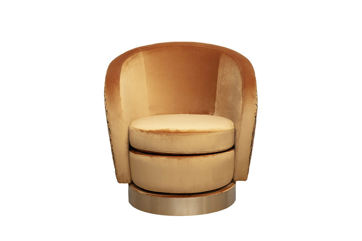 Fauteuil pivotant LATTICE ORANGE GD