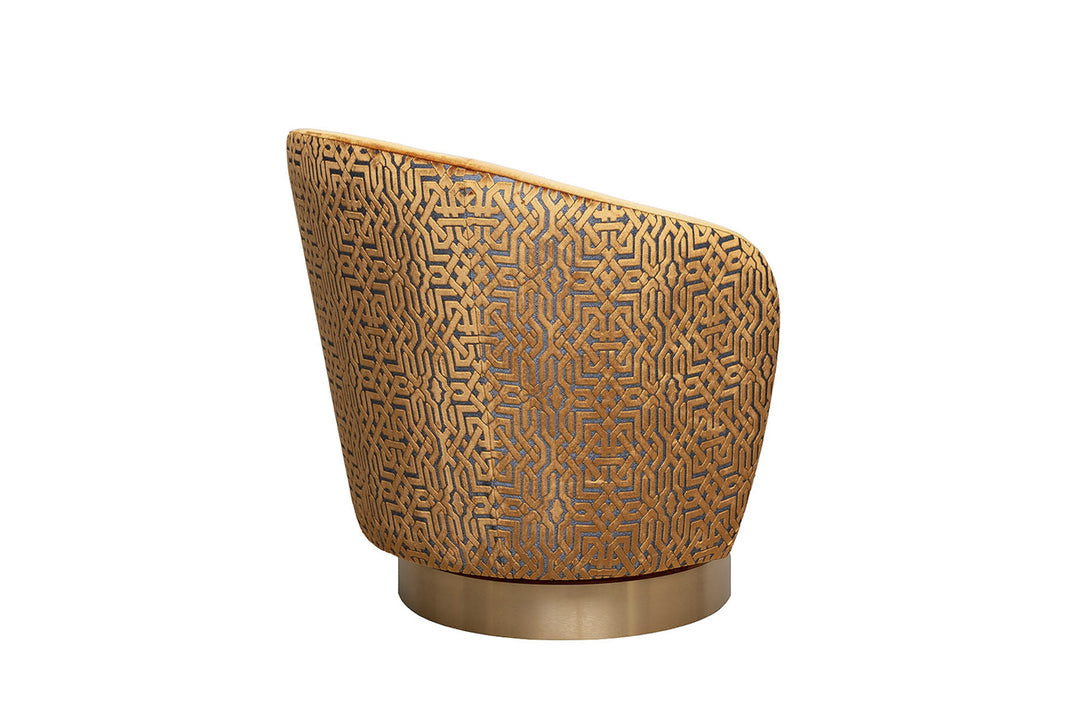 Fauteuil pivotant LATTICE ORANGE GD