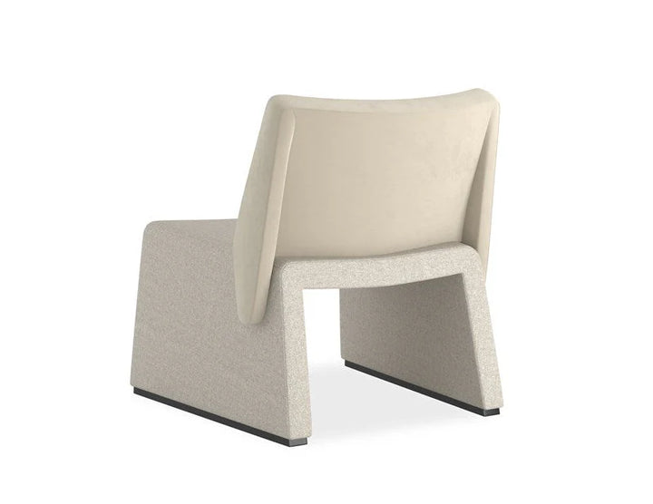 Suede Square-Back Side Chair