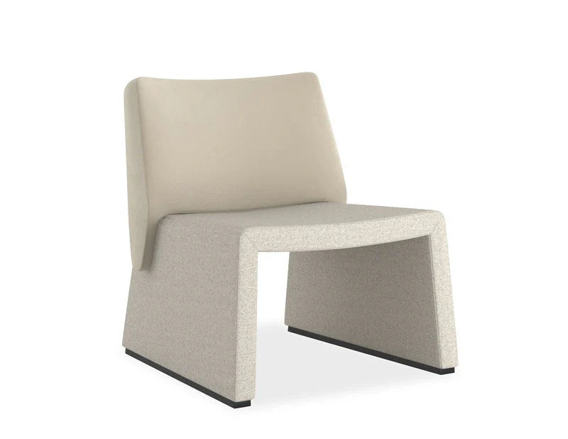 Suede Square-Back Side Chair
