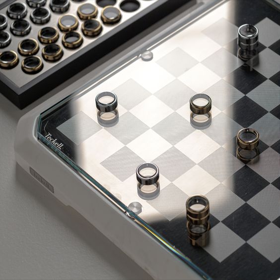 TABLE D'ÉCHECS BLANCHE STRATEGO TL