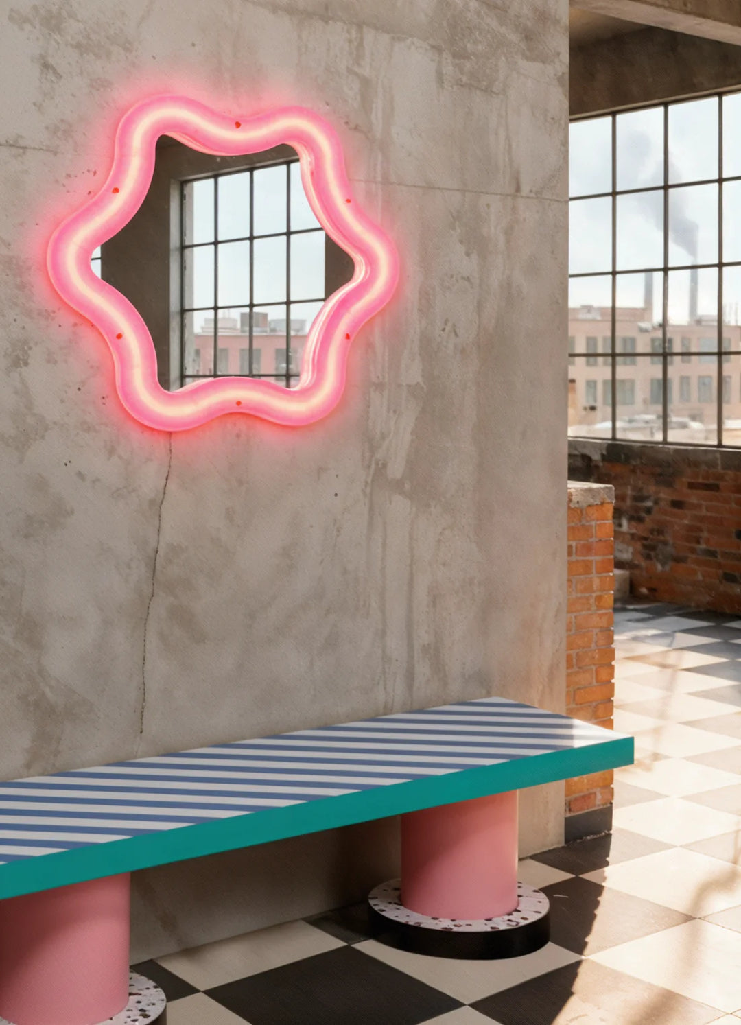 Supercurve Mirror Tiny Flower