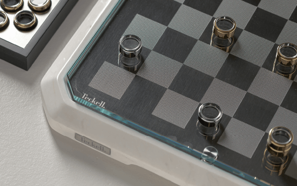 TABLE D'ÉCHECS BLANCHE STRATEGO TL