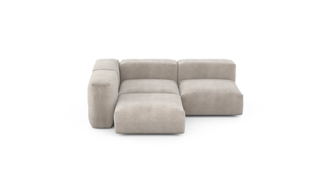 CANAPÉ TROIS MODULES EN VELOURS CORDON VK