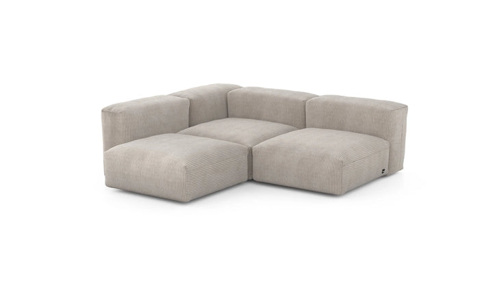 CANAPÉ TROIS MODULES EN VELOURS CORDON VK
